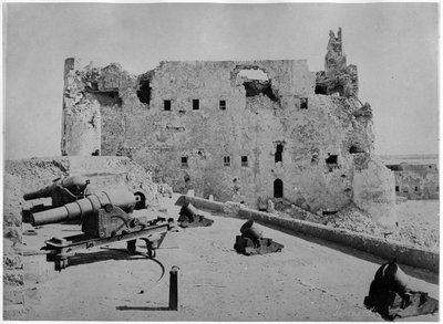 The Fortress of Qaitbey after the Bombardment of Alexandria by Zangaki Brothers